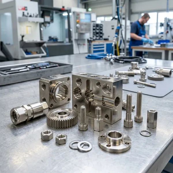 Precision nickel plated industrial components at Platinex Industries Nashik
